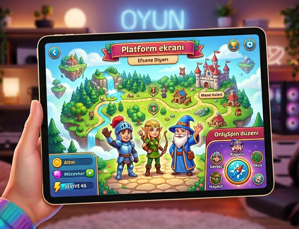 OnlySpin Platform Ekranı